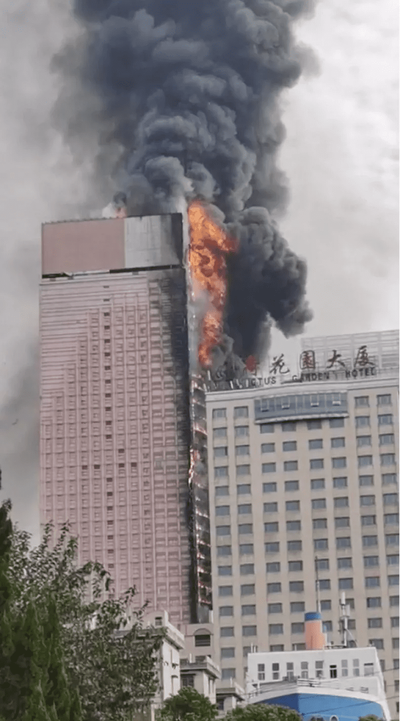 Skyscraper fire