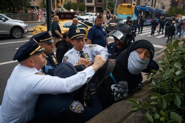 NYC vows to reform its protest policing. Crackdown on pro-Palestinian march raises suspicions
