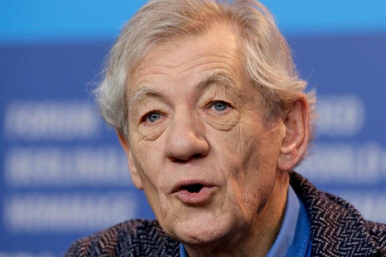 Actor Ian McKellen, 85, hospitalised after falling off stage in London